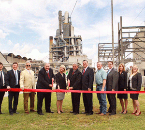 HolcimAda ribbon cutting