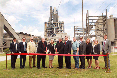 HolcimAda ribbon cutting