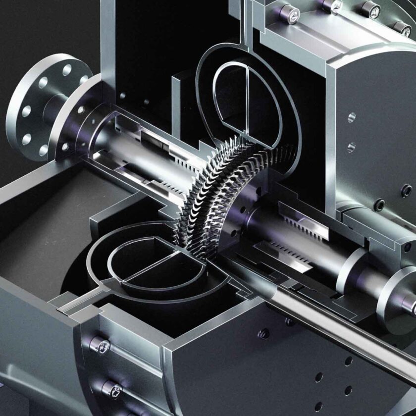 High heat thresholds are crossed by leveraging mechanical energy from the RotoDynamic Heater shaft.