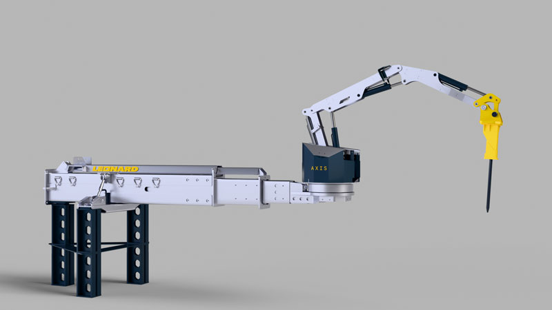Robotic arms.